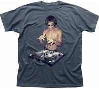 Bruce DJ Lee Rave Tjesto Kug-Fu Lee Jun-Fan Charcoal t-Shirt FN Mens