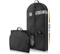 Bruce.® Fundas Ropa Armario 120x60 cm para 4 a 6 Piezas, 12cm de Profundidad, Antipolillas Bolsa Almacenaje Ropa, Porta trajes Caballero o Mujer para Viaje, Bolsas Guardar Ropa Colgada con Cremallera