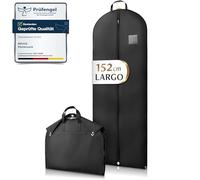 Bruce.® Fundas Ropa Armario 152x60cm, Antipolillas Bolsa Almacenaje Ropa con 120 GSM, Porta trajes Caballero o Mujer para Viaje, Bolsas Guardar Ropa Colgada con Cremallera