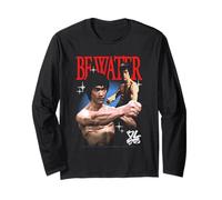Bruce Lee Be Water Retro Martial Arts Poses Retro Movie Manga Larga