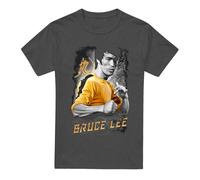 Bruce Lee Camiseta Yellow Dragon para Adultos Unisex (TV21000)