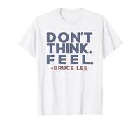 Bruce Lee Don't Think Feel Iconic Quote Camiseta