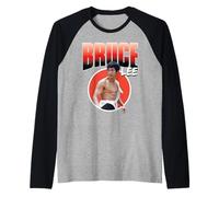 Bruce Lee El Gran Jefe Puños De Furia Retro Camiseta Manga Raglan