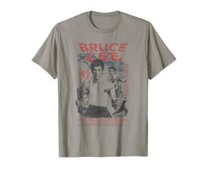 Bruce Lee Expression Quote Action Collage Action Movie Star Camiseta