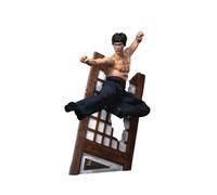 Bruce Lee Flying-Kick - Estatua de polirresina (30 cm)