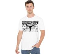 Bruce Lee Kick To The Head Camiseta Unisex, Blanco, L