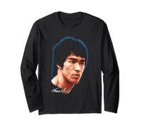 Bruce Lee Large Portrait with Signature Martial Arts Movie Manga Larga
