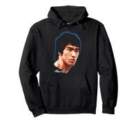 Bruce Lee Large Portrait with Signature Martial Arts Movie Sudadera con Capucha