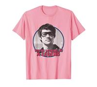 Bruce Lee You'Re Looking At A Legend Face Portrait Camiseta, Hombre, Rosado, M