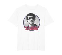 Bruce Lee You'Re Looking At A Legend Face Portrait Camiseta, Hombre Tallas Grandes, Blanco, 4X Alto