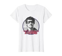 Bruce Lee You'Re Looking At A Legend Face Portrait Camiseta, Mujer, Blanco, M
