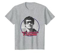 Bruce Lee You'Re Looking At A Legend Face Portrait Camiseta, Niños, Gris Jaspeado, 2 años
