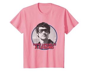 Bruce Lee You'Re Looking At A Legend Face Portrait Camiseta, Niños, Rosado, 6 años