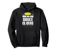 Bruce Name Design Tu héroe Personalizado está aquí Sudadera con Capucha