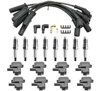 Bruce & Shark 8X Ignition Coil Spark Plug Wire D580 UF192 para Chevrolet Camaro LS1 LS6 98-02