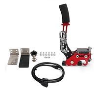 Bruce & Shark Freno de Mano USB de 14 bits para Juegos de Carreras Soporte para Volante G27 / G29 G920 PC Rojo (Solo para PC, no para Xbox y PS4 / PS5)