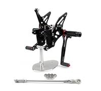 Bruce & Shark Juego Trasero Ajustable para Motocicleta, Apto para Triumph Speed Triple 1050 2005-2010, Negro