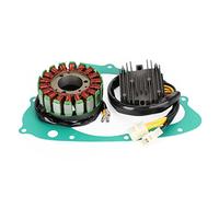 Bruce & Shark Motocicleta Kit Alternador Estator + Regulador + Junta OEM：31401-45030 para Suzuki GS500E GM51B GM51A 1989-2000