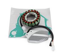 Bruce & Shark Motocicleta Rectificador+Junta Stator+Kit Estator OEM：2GV-81410-20 para Yamaha XV 535 500 Virago Bj. 1997-2003