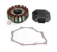 Bruce & Shark Motocicleta Rectificador+Junta Stator+Kit Estator OEM:5VX-81410-00 para Yamaha FZ6 FZ6S FZ6N RJ07 RJ14 2004-2009
