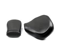 Bruce & Shark Motorcycle Seat para Suzuki Volusia VL800 C50 2001-2013, Front & Rear Seat, Black Synthetic Leather