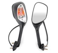 Bruce & Shark Rearview Mirrors w/Turn Signals para Suzuki GSXR600 GSX-R750 GSXR1000 02-15 BK