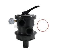 Bruce & Shark SP0714T Vari-FLO 1.5" FIP Top Mount Multiport Pool Valve para Hayward - Includes Sight Glass, Gauge, O-Ring