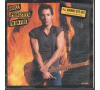 BRUCE SPRINGSTEEN - I'M ON FIRE 7" (45) DUTCH CBS 1984 B/W JOHNNY BYE BYE (CBSA6148) PIC SLEEVE