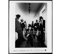 Bruce Springsteen & The E Street Band Fotografía de 8 x 10 - Retrato de banda prístino de 1977 - Columbia Records - Foto rara, impresión artística de póster