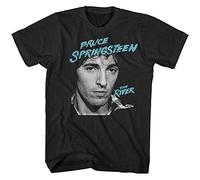 Bruce Springsteen The River Camiseta Negro XXL, 100% algodón, Corte Normal