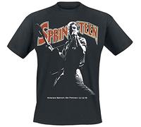Bruce Springsteen Winterland Ballroom Singing Hombre Camiseta Negro S 100% Algodón Regular