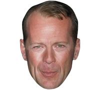 Bruce Willis (90s) Mascaras de personajes famosos, caras de carton