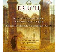 Bruch : Oeuvres pour clarinette et alto. Punzi, Dalsgaard, Zapolski, Milletari.