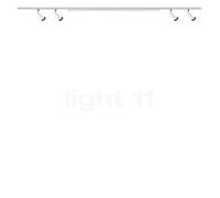 Bruck Asta Prism y Fino, Spot LED All-in set - 5 focos, blanco - cabezal blanco