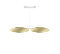 Bruck Up foco LED 2 focos para All-in Riel, champán/blanco