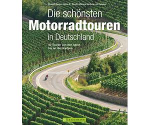 Bruckmann Verlag 40 rutas para motocicletas en Alemania ALEMANIA, 168 PÁGINAS