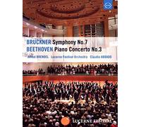 Bruckner: Sinfonie Nr. 7, Beethoven: Klavierkonzert Nr. 3 [Alemania] [DVD]