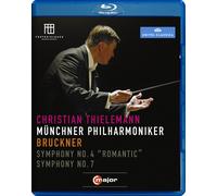 Bruckner: Symphony No. 4 and 7 (Thielemann) (Blu-ray) (Importación USA)