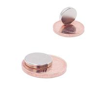 Brudazon | 100 Mini Imanes Discos 10x2mm | N52 nivel más fuerte - Los imanes de neodimio ultra fuertes | Imán del poder para la toma de modelo, foto, pizarra blanca | Pequeño, redondo y extra fuerte