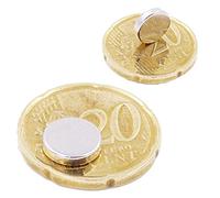 Brudazon | 25 Mini Imanes Discos 9x2mm | N52 nivel más fuerte - Los imanes de neodimio ultra fuertes | Imán del poder para la toma de modelo, foto, pizarra blanca | Pequeño, redondo y extra fuerte