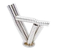 Brudazon | 35 Mini Imanes Discos 9x3mm | N52 Nivel más Fuerte - Los imanes de neodimio Ultra Fuertes | Imán del Poder para la Toma de Modelo, Foto, Pizarra Blanca | Pequeño, Redondo y Extra Fuerte