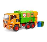 Bruder 01056 - Edición Especial 50 Aniversario Man TGA camión de Basura - 1:16 vehículos, Recogida de Basura