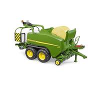 bruder 02032 - Combinada de empacado y envoltura John Deere C441R | Empacadoras de pacas redondas para agricultura y granja, escala 1:16