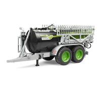 Bruder - 02036 - Fliegl Remolque de Barril con Distribuidor de Manguera de Arrastre - 1:16 Cisterna de estiércol, Barril de Agua, Granja, vehículos Agricultura, Remolque, Accesorios para Tractores