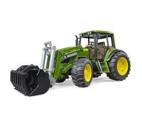 bruder 02052 - John Deere 6920 con cargador frontal - 1:16 Vehículo, tractor, bulldog, granja, agricultura, trabajo en el campo, máquina, bworld, juguetes