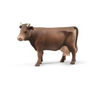Bruder 02308 - Vaca marrón, 3 diseños Diferentes | Animal para granja, agricultura, vaca, figura de juguete, escala 1:6