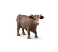bruder 02309 - Toro, marrón, toro, ternero, ganado, animal, granja, agricultura, figura de juguete