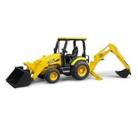 Bruder 02427 - Retroexcavadora JCB Midi CX | Vehículo de obra, excavadora, cargadora, juguete a partir de 3 años, escala 1:16