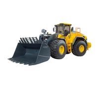 bruder 02458 - Volvo L260H cargadora de ruedas, vehículo de construcción, obra, cargadora, juguete