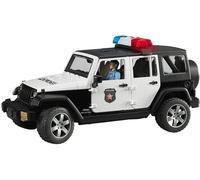 Bruder 02526 Jeep Wrangler Policía Con Personaje Incluido